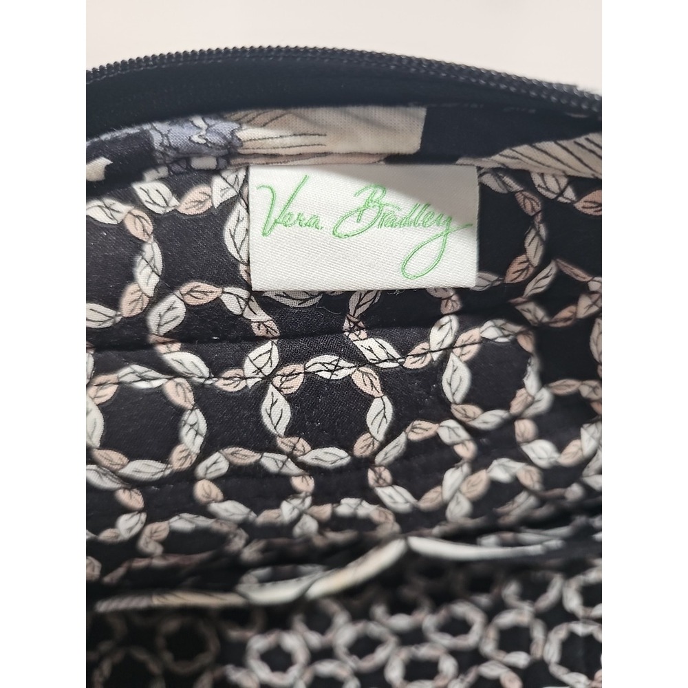 Vera Bradley Camellia Pattern Quilted Backpack - Picture 11 of 15